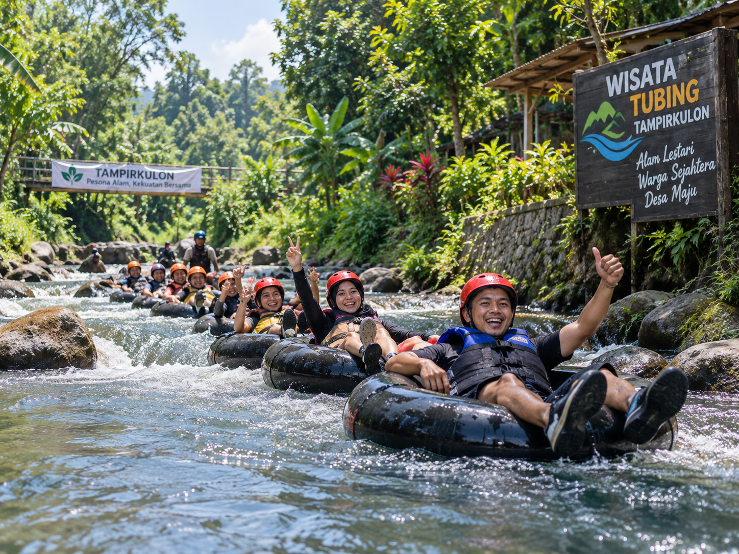 Wisata Tubing Tampirkulon